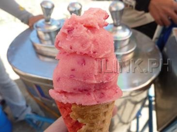 strawberry farm baguio_strawberry ice cream
