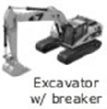 EXCAVATOR W/ BREAKER