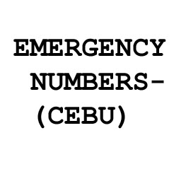 EMERGENCY NUMBERS - CEBU