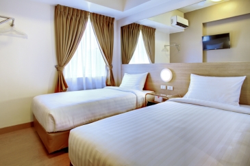 tune hotel ortigas_twin room