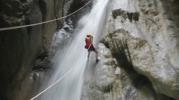 cebu adventure tours - canyoning