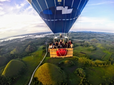 bohol hot air balloon tour