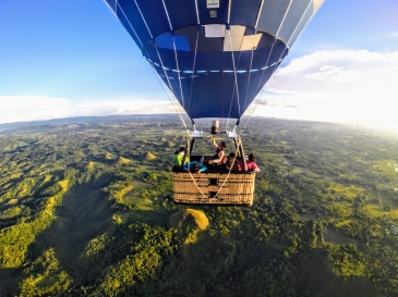 hot air balloon bohol