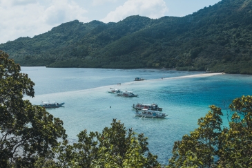 snake island el nido lookout point