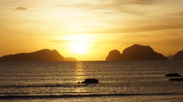 el nido tour - sunset