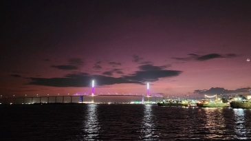 sunset cruise cebu_approaching cclex bridge