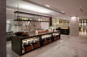 new world makati_hotel show kitchen