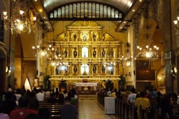 sto nino church cebu_interior