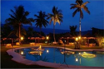 badian island resort and spa_poolside dining