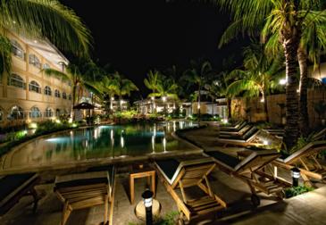 henann garden resort_view at night